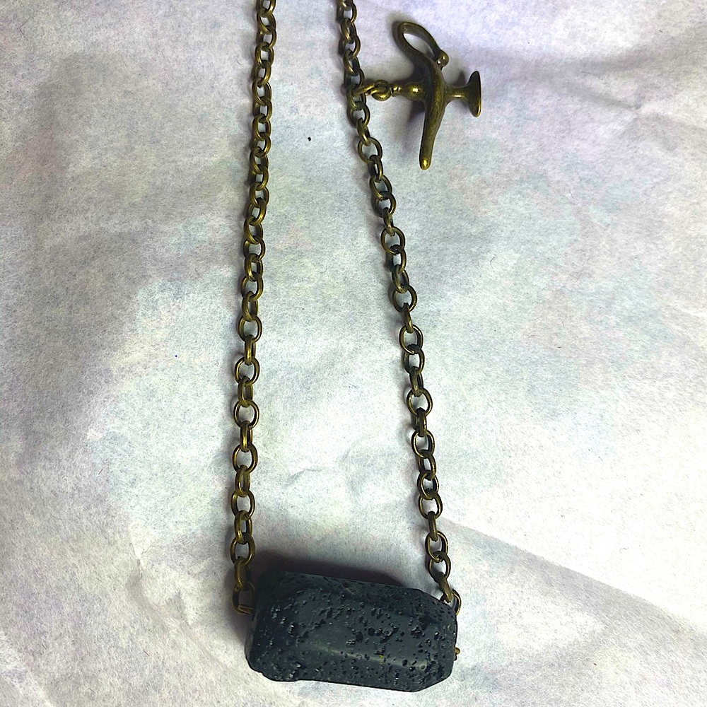 Lava rock necklace • Diffuser necklace